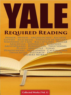 cover image of Yale Required Reading--Collected Works (Volume 1)